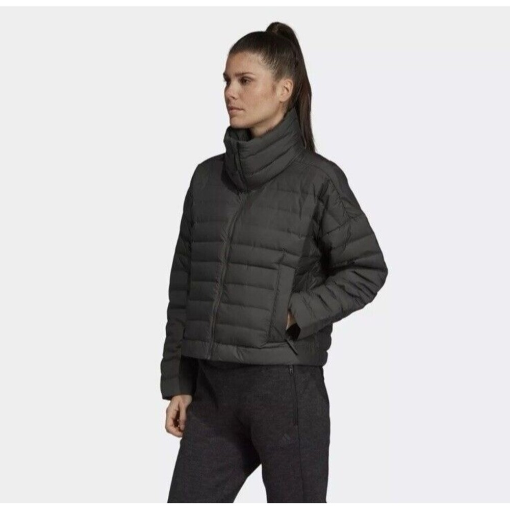 Adidas Varilite RL Jacket L Women's puffer quilted lightweight gray